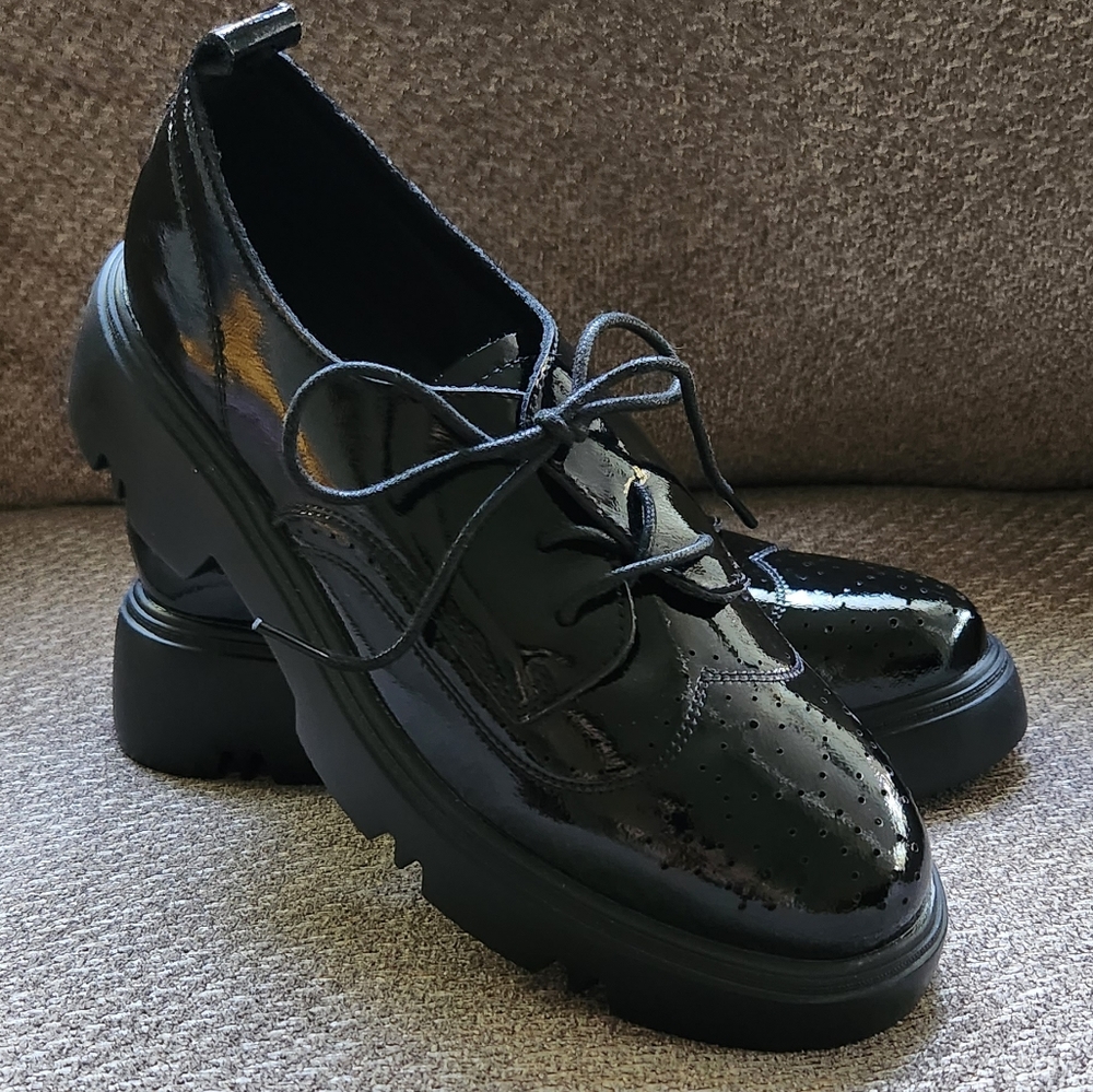 Leather loafers